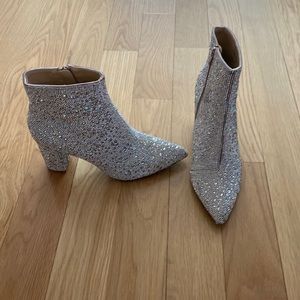 Betsy Johnson Cady sparkly boots!